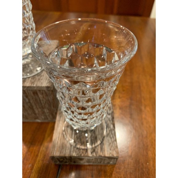 Fostoria Clear Glass Americana Footed Cordials. - Picture 8 of 9